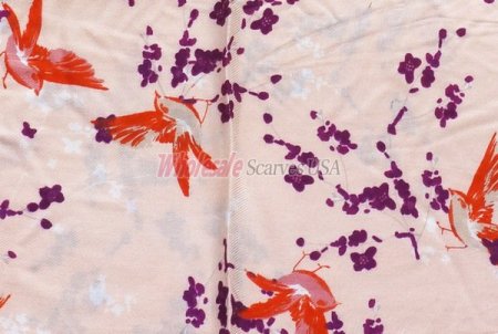 (image for) Infinity flower print scarf#s0626-1