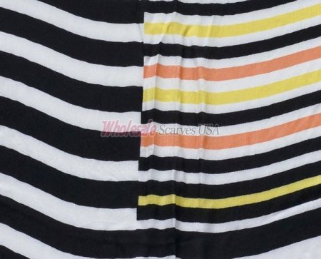 (image for) Premium stripe print scarf#s0645-1
