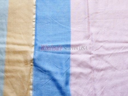 (image for) Premium stripe print scarf#s0681-2