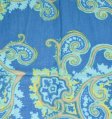 (image for) Premium Pattern Print Scarf S0080 Blue