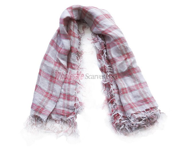 (image for) Premium stripe print scarf#s0632-2