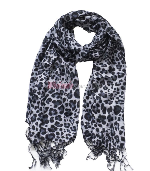 (image for) Premium animal print scarf # s0637-1