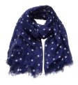 (image for) Premium dot print scarf#s0649-2