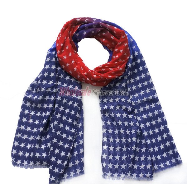 (image for) Premium star print scarf#s0680-1