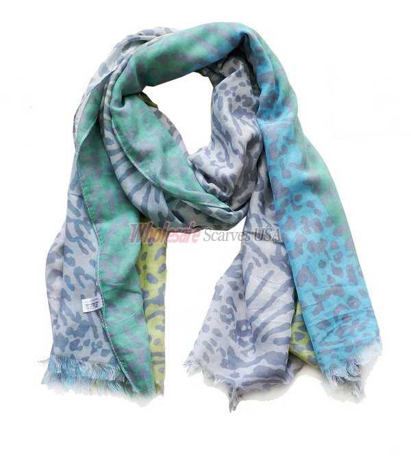 (image for) Premium animal print scarf # s0700-3