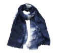 (image for) Premium flower print scarf #s0713-1