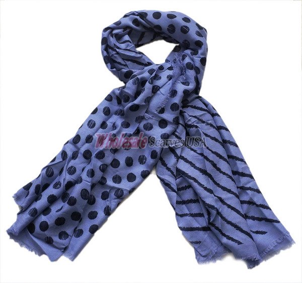 (image for) Premium dot print scarf#s0720-2