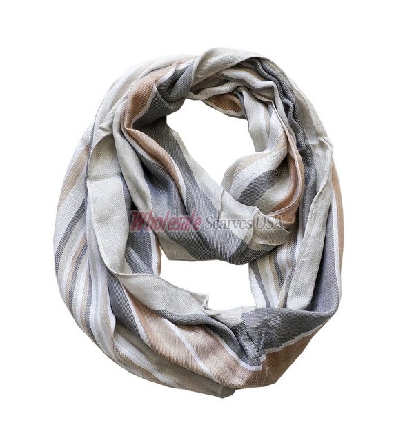 (image for) Premium stripe print scarf#s0742-1