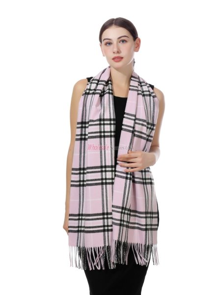 (image for) Woven Classic Scarf A67 Pink 12-pack