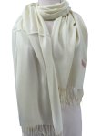 (image for) Silky Light Solid Pashmina Cream