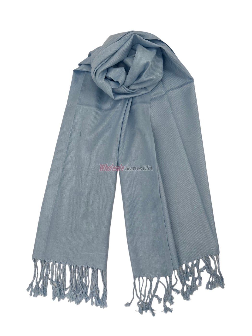 (image for) Solid Pashmina Alice Blue