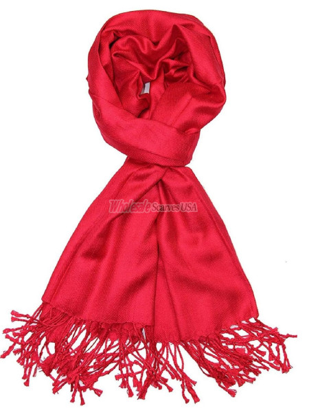 (image for) Solid Pashmina Red
