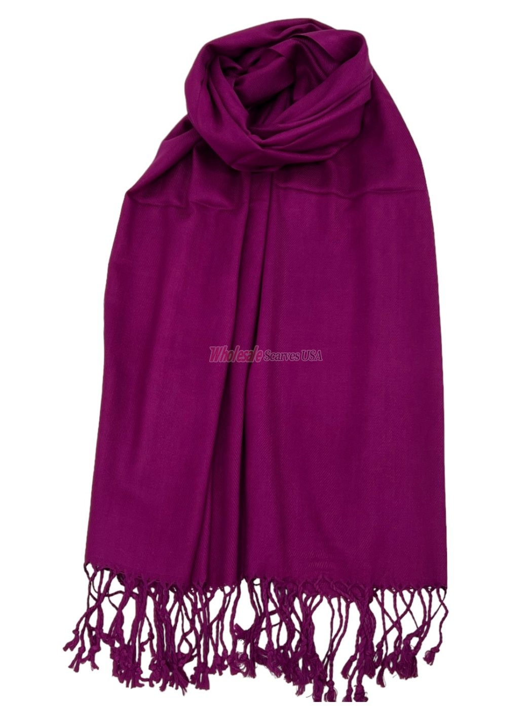 (image for) Solid Pashmina Berry