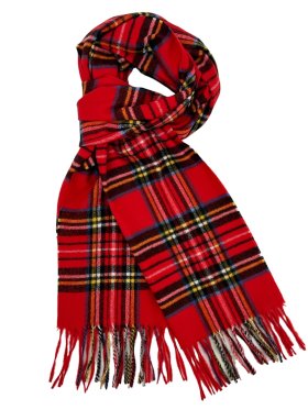 Cashmere Feel Classic Scarf Red 12-pack C17-9