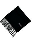 (image for) Winter Woven Plain Scarf Black