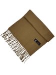 (image for) Woven Plain Scarf Camel