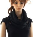 (image for) Fine Knit Infinity Scarf Black
