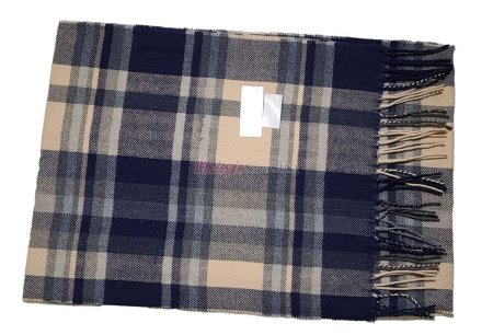 (image for) Cashmere Feel Plaid Scarf Coffee/Black