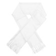 Solid Pashmina White