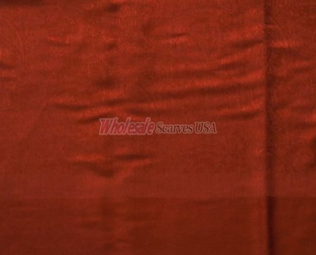 (image for) Paisley Jacquard Shawl Coral Red