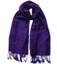 (image for) Paisley Jacquard Shawl Ink Purple