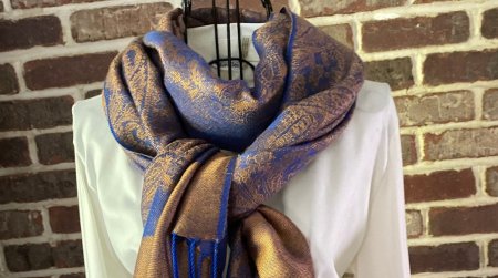 (image for) Paisley Jacquard Shawl on sale!