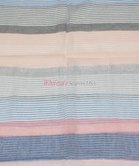 (image for) Premium Infinity Print Scarf S0029 Blue