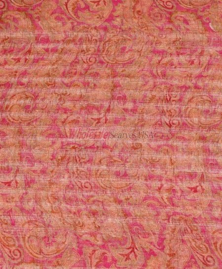 (image for) Premium Infinity Print Scarf S0048 Hot Pink