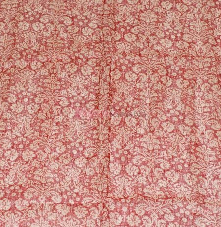 (image for) Premium Floral Print Scarf S0055 Red