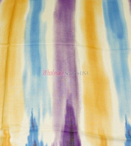 (image for) Premium Pattern Print Scarf S0074 Wine