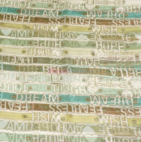 (image for) Premium Infinity Print Scarf S0088 Green