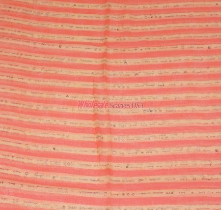 (image for) Premium Infinity Print Scarf S0093 Orange