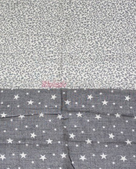(image for) Premium Pattern Print Scarf S0133 Black
