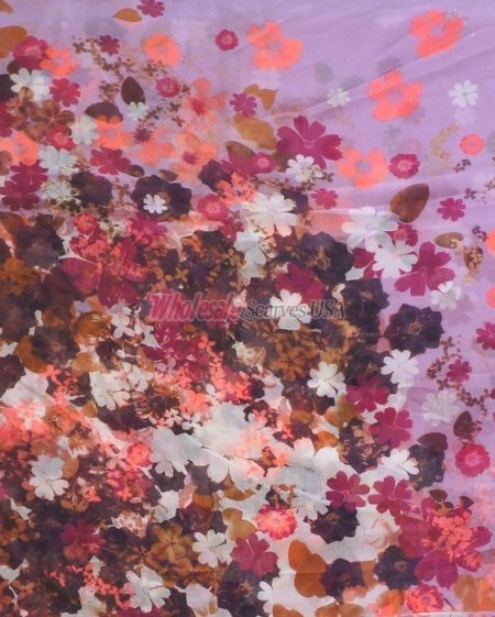 (image for) Premium Infinity Print Scarf S0157 Pink
