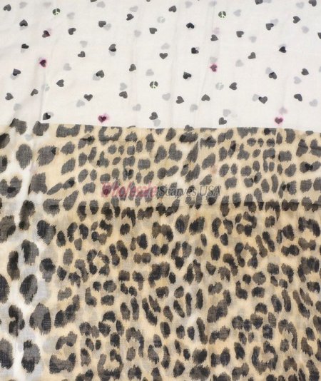 (image for) Premium Infinity Print Scarf S0174 Tan