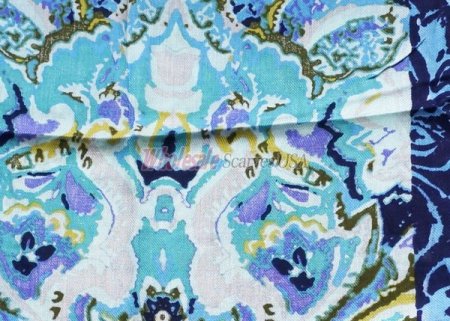 (image for) Premium paisley print scarf #s0603-2