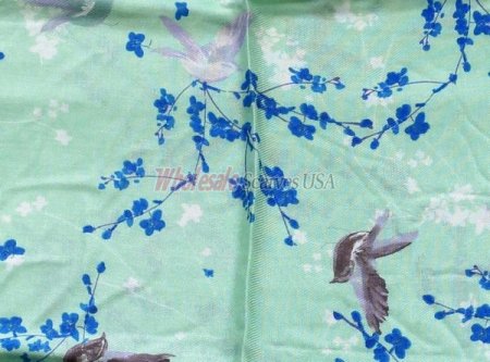 (image for) Infinity flower print scarf#s0626-2
