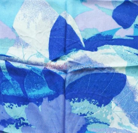 (image for) Premium flower print scarf #s0634-2