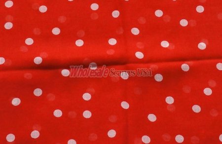 (image for) Premium dot print scarf#s0649-1