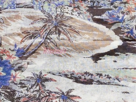 (image for) Premium other print scarf #s0658-1