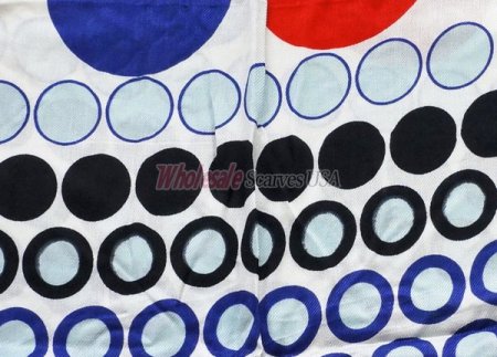 (image for) Premium dot print scarf#s0669-1