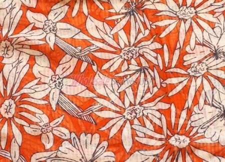 (image for) Premium flower print scarf #s0686-1