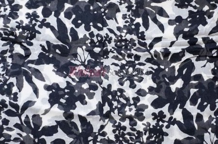 (image for) Premium flower print scarf #s0691-1