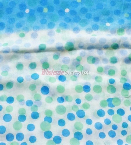 (image for) Premium dot print scarf#s0693-1
