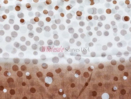 (image for) Premium dot print scarf#s0693-2