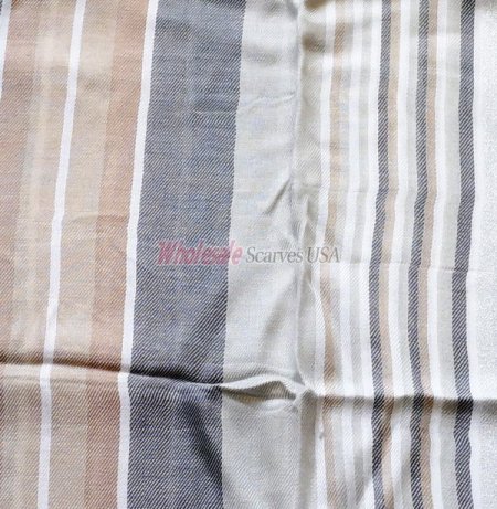 (image for) Premium stripe print scarf#s0742-1