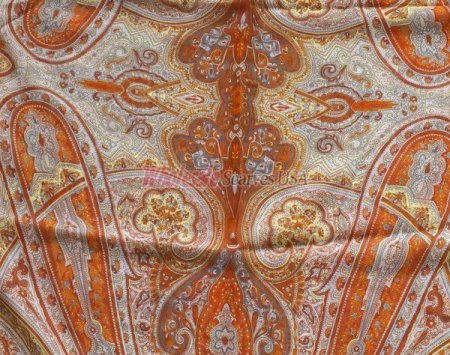 (image for) Premium paisley print scarf #s0750-1
