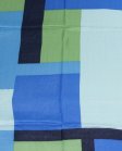 (image for) Premium Strip Print Scarf Blue