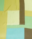 (image for) Premium Strip Print Scarf Green