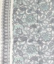 (image for) Premium Floral Print Scarf S0007 Light Grey